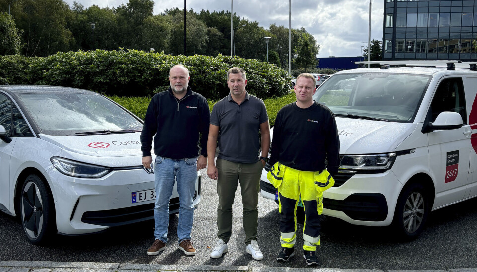 Coromatic Stavangers Bjarne Jonassen, Fredrik Nilsson og Ole Andreas Idland.