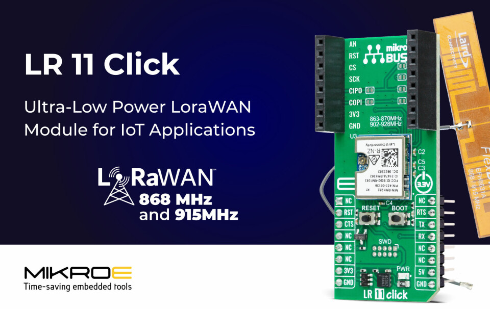 Click-kort for 915MHz LoraWAN