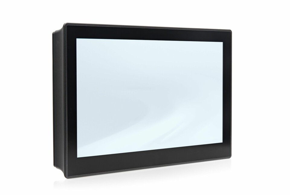 Panel-PC rett på maskinen