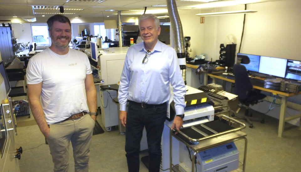 Pro2Lab tilbyr ikke bare utviklingstjenester, men også prototypeproduksjon i eget hus. – Det er behov for NPI-kompetanse i markedet, og ikke mange tilbyr utvikling og produksjon samme sted, mener styreleder Richard Nilsen (t.h.) og daglig leder Albert Vikten.