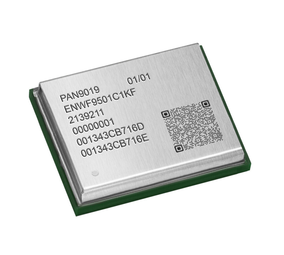 Figur 1 PAN9019 – en sertifisert radiomodul som inneholder tobånds WiFi 6 og Bluetooth 5.4 subsystemer.