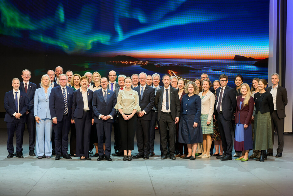 Den norske delegasjonen til Norges dag på Expo Osaka 2025.