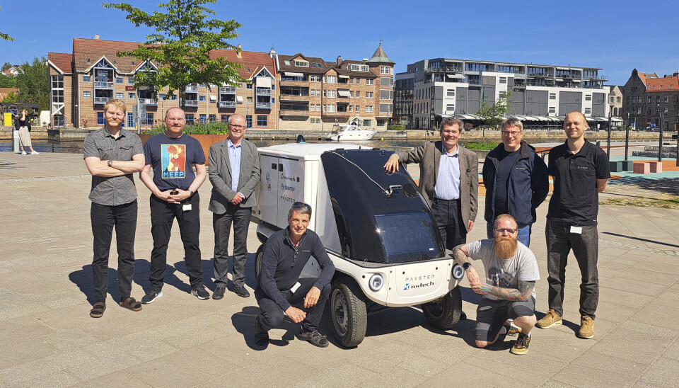 SINTEF og NxTech-teamet, som deltok i forskning og utvikling av autonome kjøretøy.