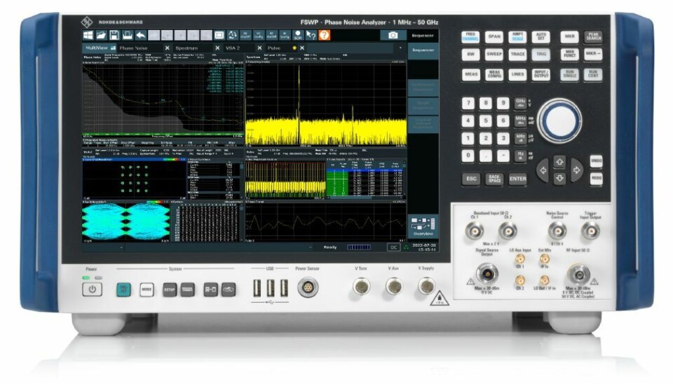 Oppdatert fasestøyanalysator og VCO-tester støtter 56 GHz