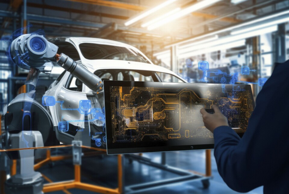 Figur 2: Viktige elektroniske systemer, fra PLC-er to IoT-nettverk, danner grunnlaget for programvaredefinert produksjon, noe som muliggjør sømløs integrasjon og prosesskontroll i sanntid.