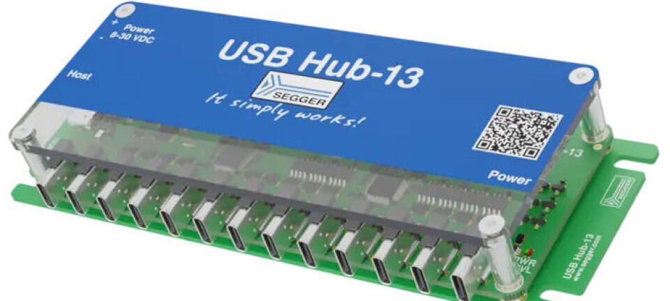 Industriell 13-ports USB hub