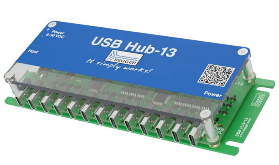 Industriell 13-ports USB hub