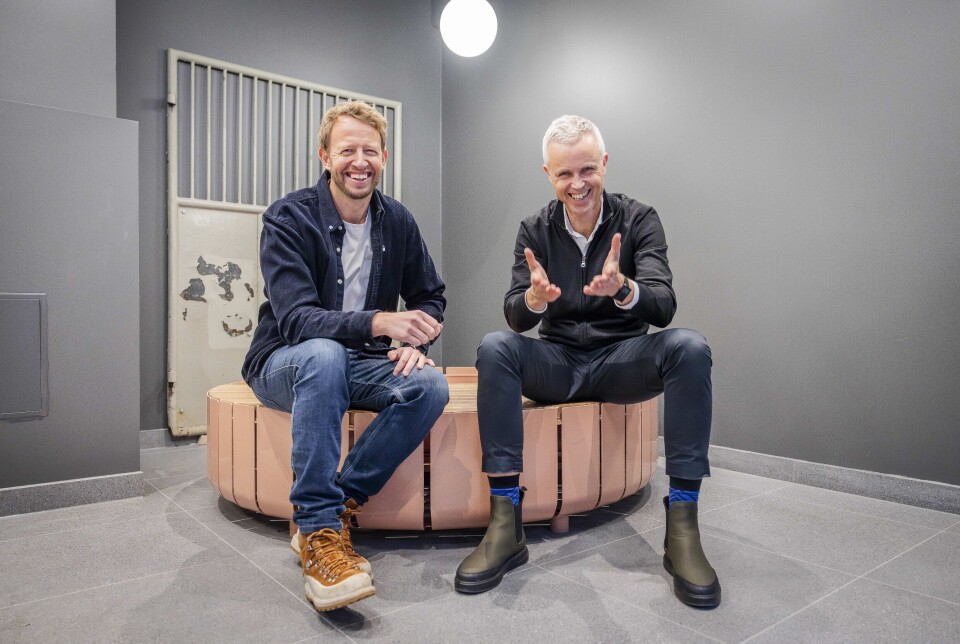 Suksesshistorier: Bjørn Fjellstad (t.v.) i Vestre deler erfaringer med Tor Inge Hjemdal i DOGA.