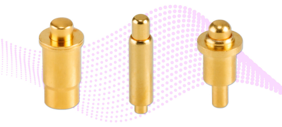 Kontaktpinner for høye strømmer